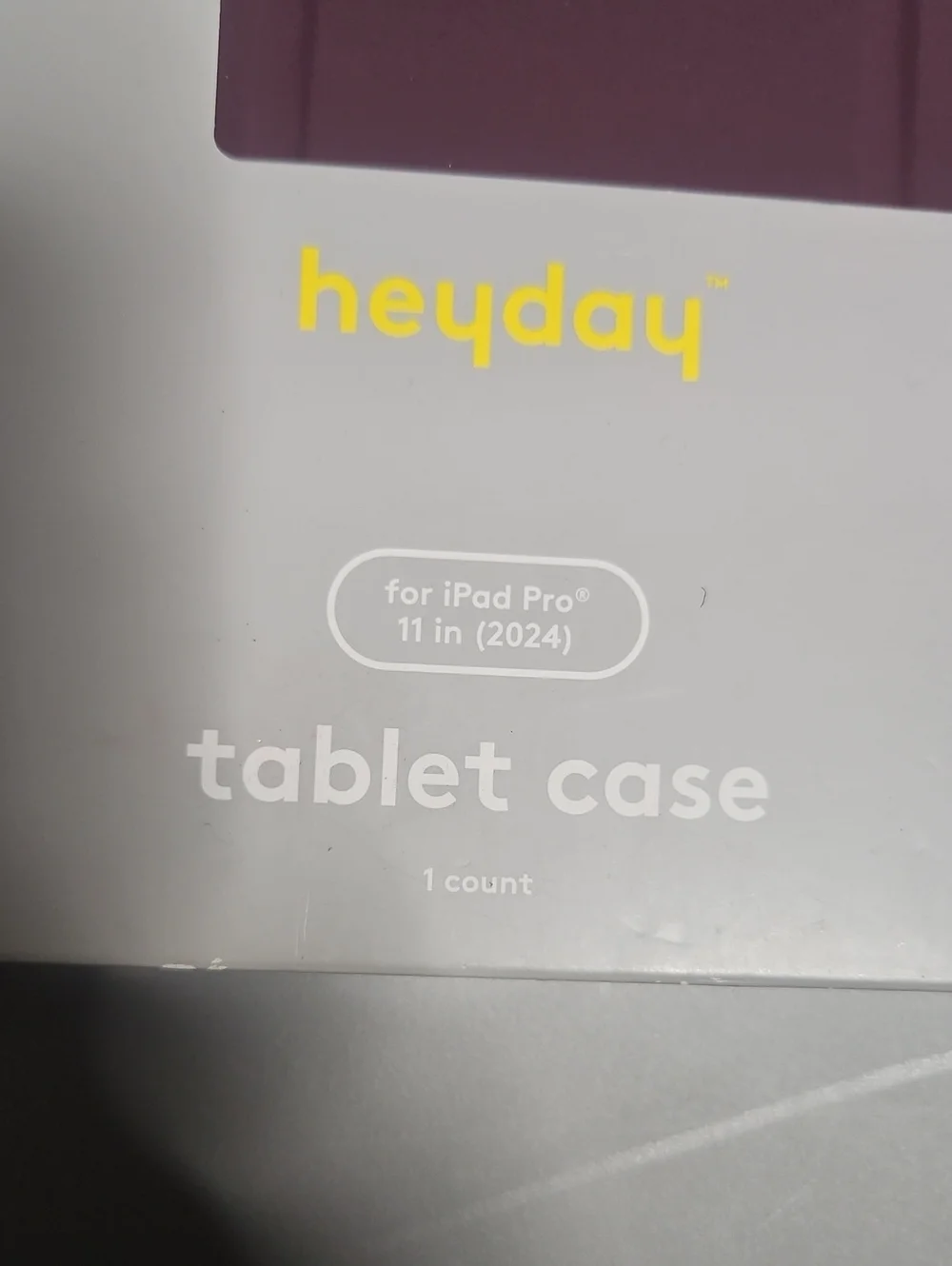 HEYDAY IPAD PRO 11 (2024) TABLET CASE: DARK CHERRY: NEW IN PACKAGE